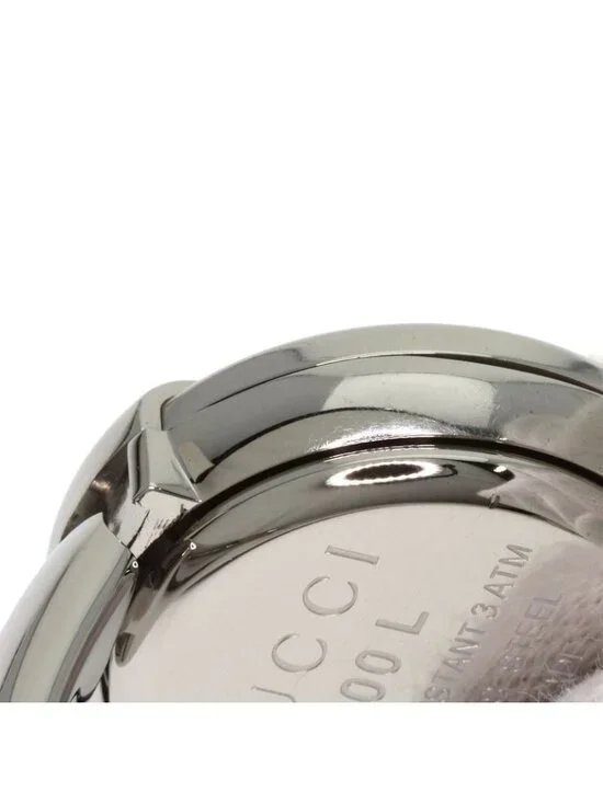 Gucci Round Face GG Pink Shell Bangle Watch SS - Picture 13 of 15